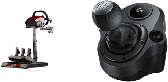 Next Level Racing Wheel Stand 2.0 + Thrustmaster T128 Volante con Pedales  Magnéticos PS5/PS4/PC, Pc